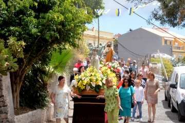 Misa y procesión del Sagrado Corazón de Jesús en La Higuera Canaria (Foto Francisco Javier Santana)